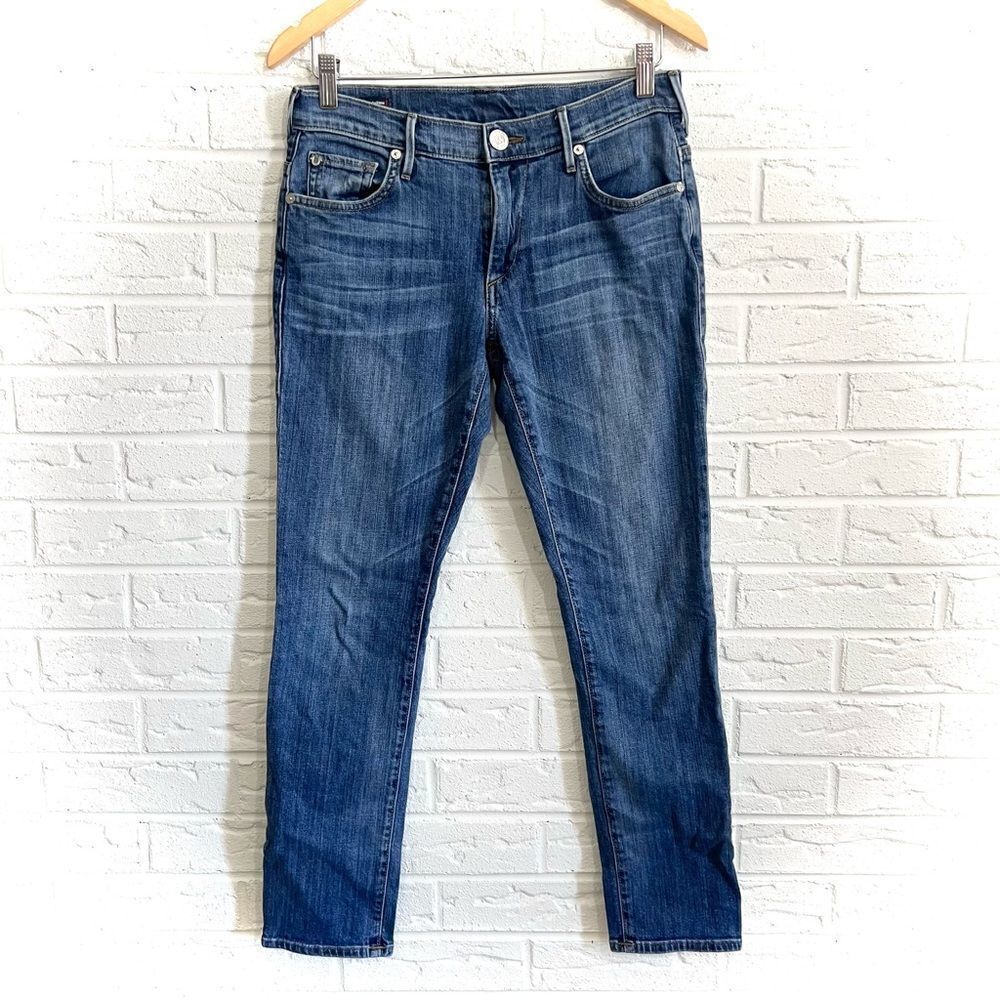 True Religion Audrey Mid Rise Slim Boyfriend Jean Size 25
